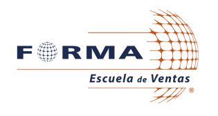 Logotipo Forma Escuela de Ventas color fondo transparente